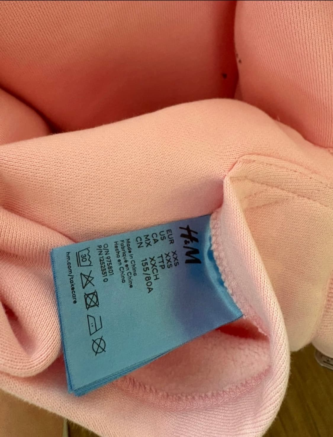 Heron Preston X H&M 리버시블 크롭 후드집업 XXS 상품이미지7