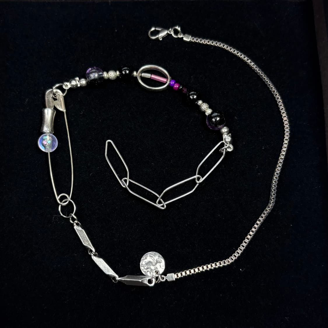 핸드메이드 비즈 목걸이 Clivette 004 상품이미지1