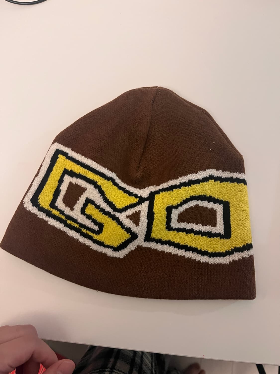 골프왕 퀵 로고 비니 브라운 상품이미지4