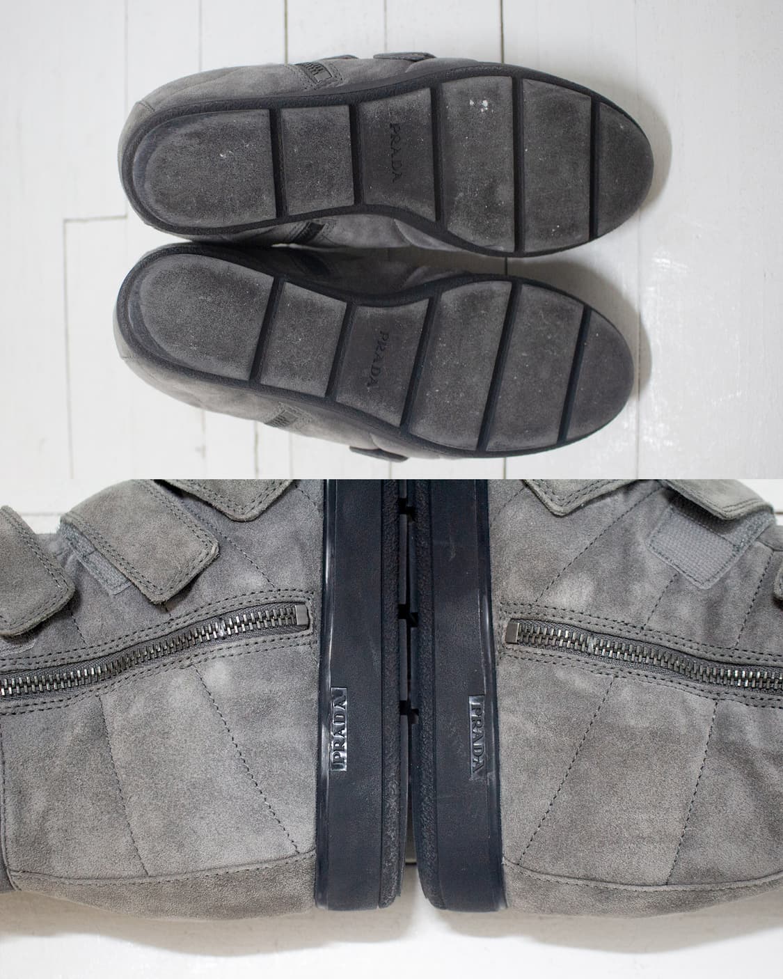 prada suede strap high sneakers 상품이미지6