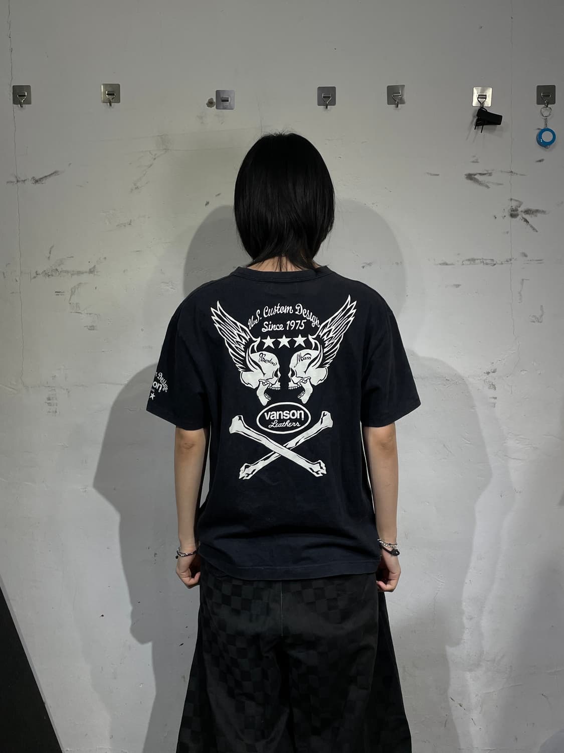 벤슨 레더 해골 오리엔탈 반팔티 XL 상품이미지1
