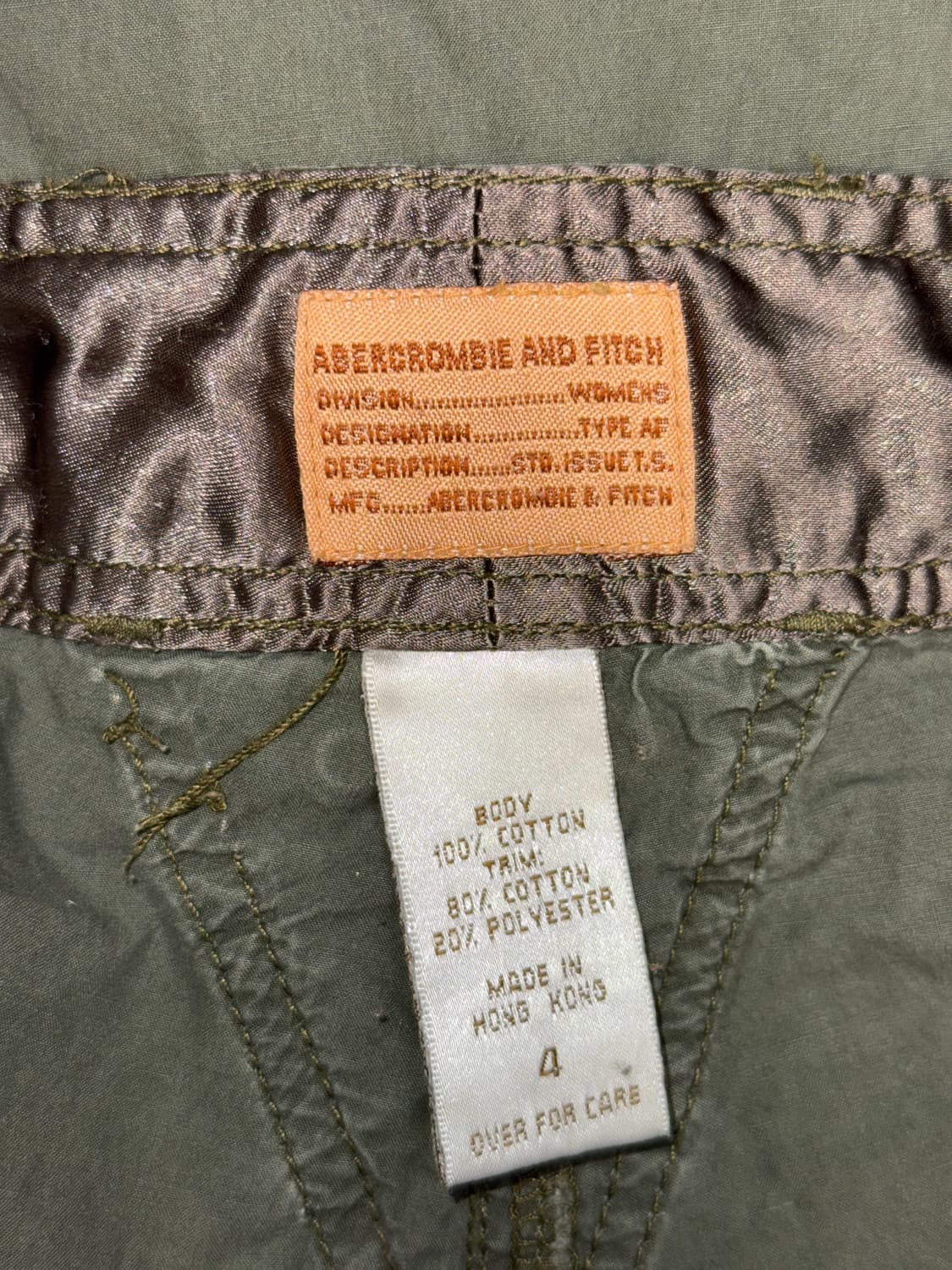 Abercrombie multi pocket cargo pants 상품이미지6
