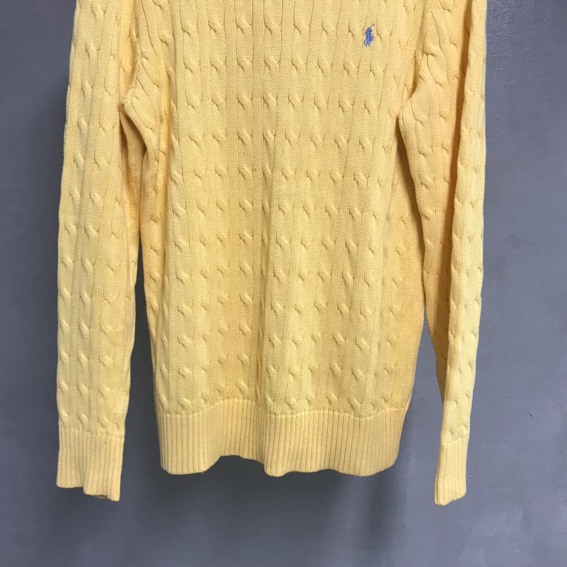 폴로 랄프로렌 케이블 니트 옐로 XL18-20(W) 상품이미지3