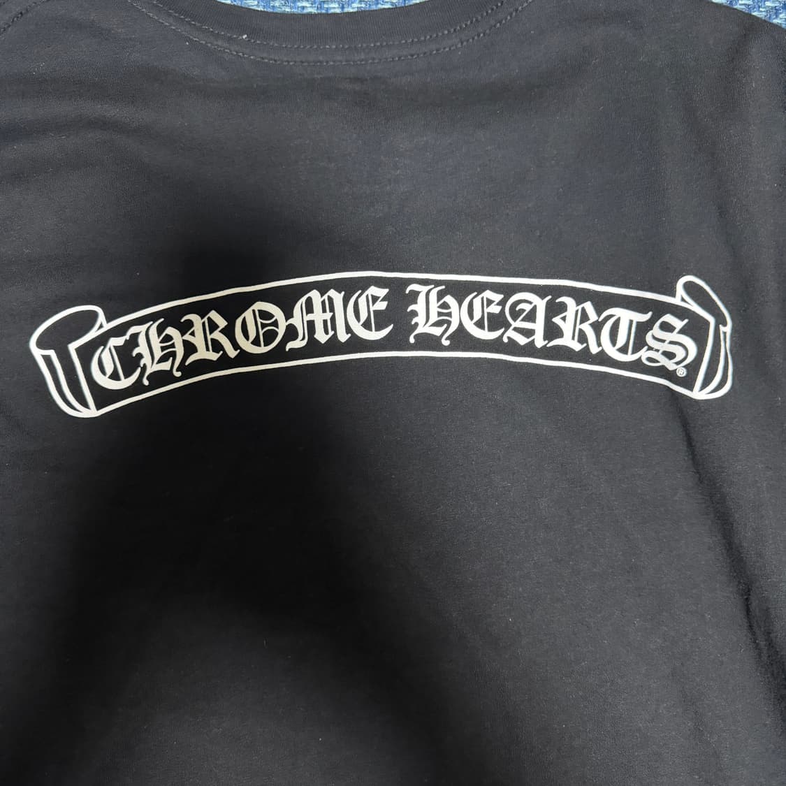 [XL]크롬하츠 스크롤라벨 롱슬리브 블랙 상품이미지6