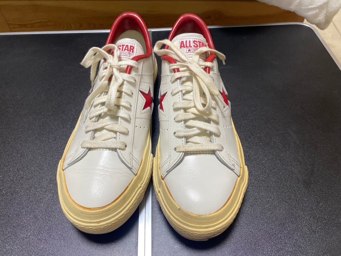 [CONVERSE] 컨버스 재팬 원스타J 6사이즈 화이트/레드 상품이미지2