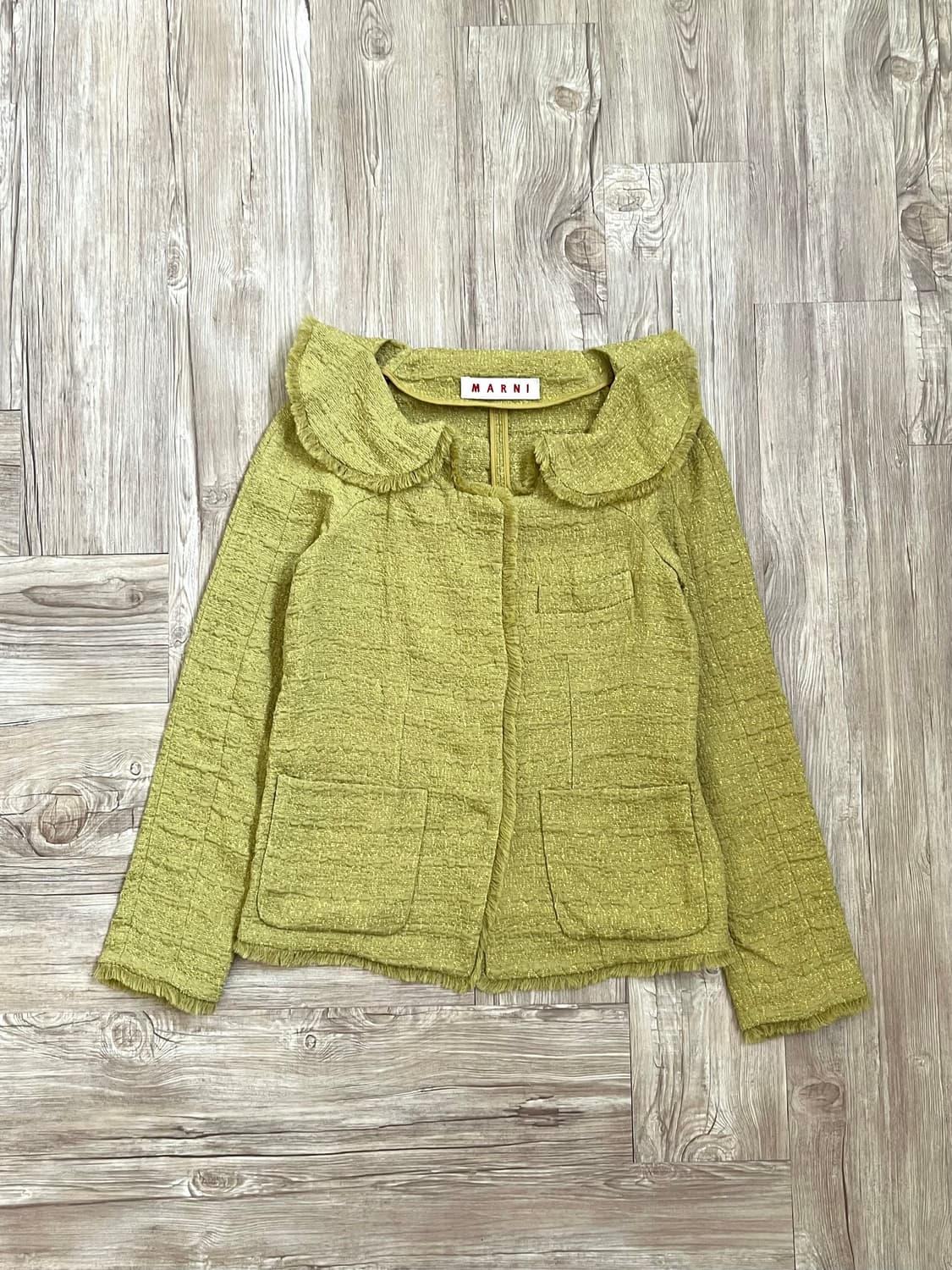 Marni 아웃카라 트위드 자켓 상품이미지1