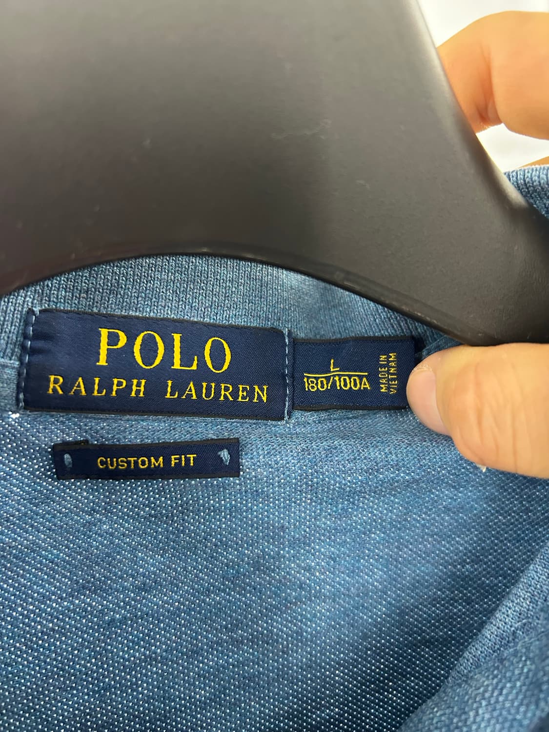 Ralph Lauren Longsleeve Polo Shirt Blue 상품이미지3