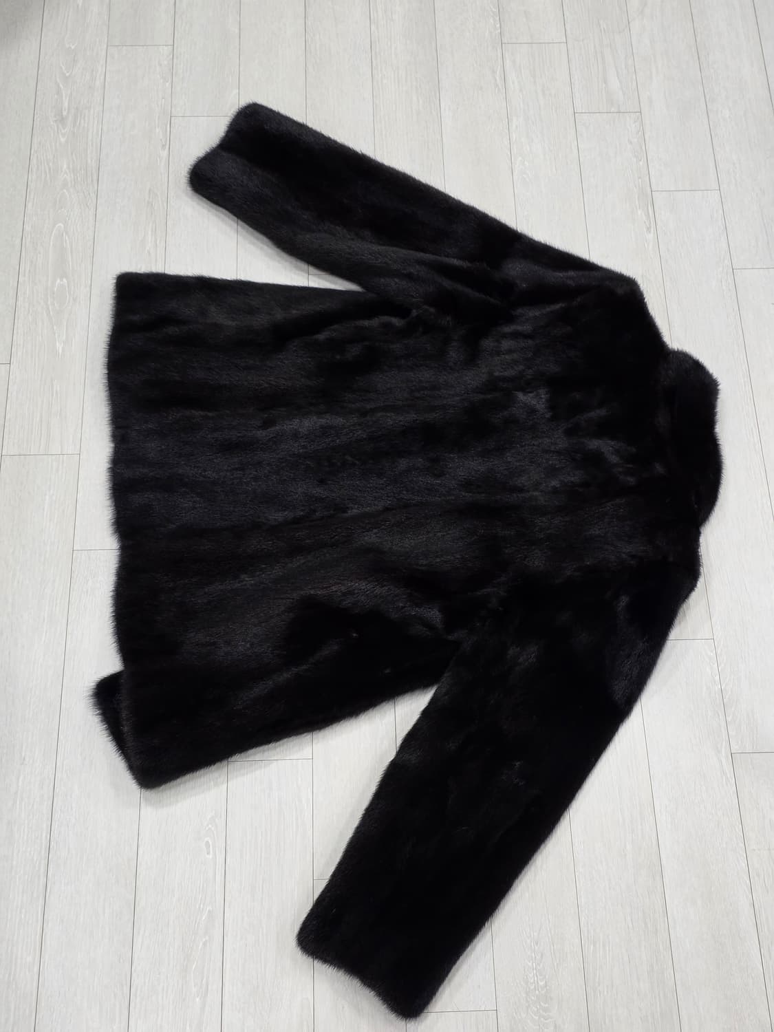 리얼 통밍크 테일러드 자켓 밍크코트 하프코트 빈티지 상품이미지6