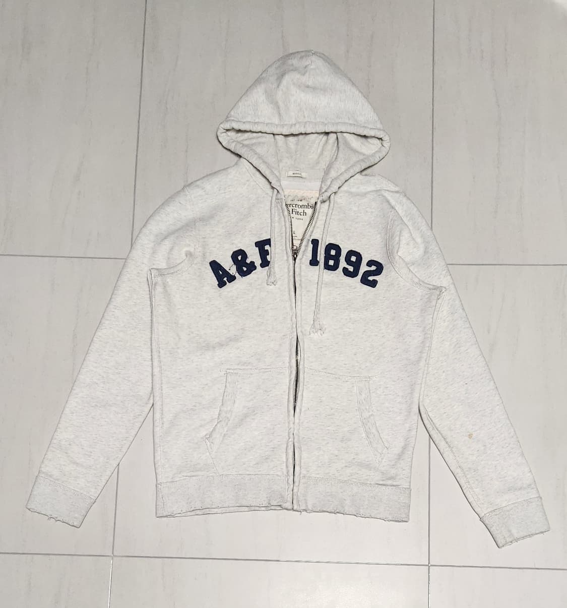 아베크롬비 빈티지 멜란지 후드집업 L 상품이미지1