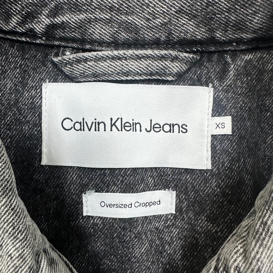 ✨ (바배) CK 캘빈클라인 오버사이즈 크롭 자켓 상품이미지3