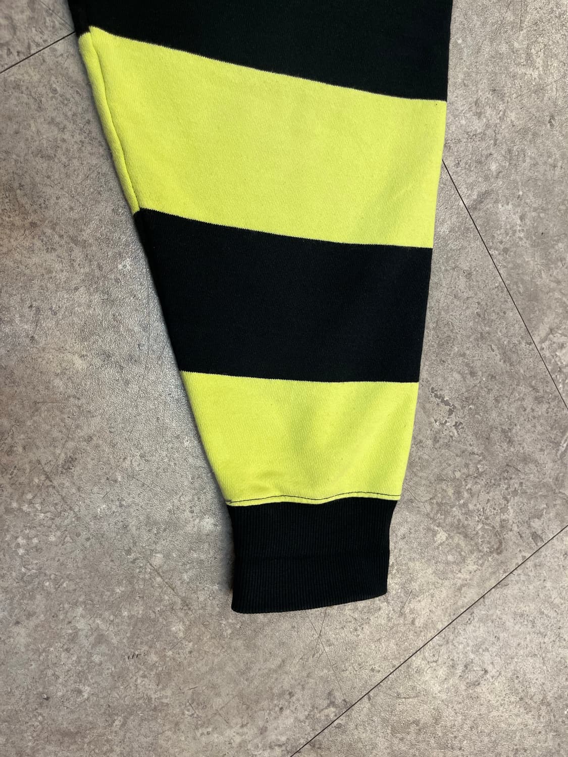 디스이즈네버뎃 스트라이프 맨투맨 옐로우 XL #csz2237 상품이미지9