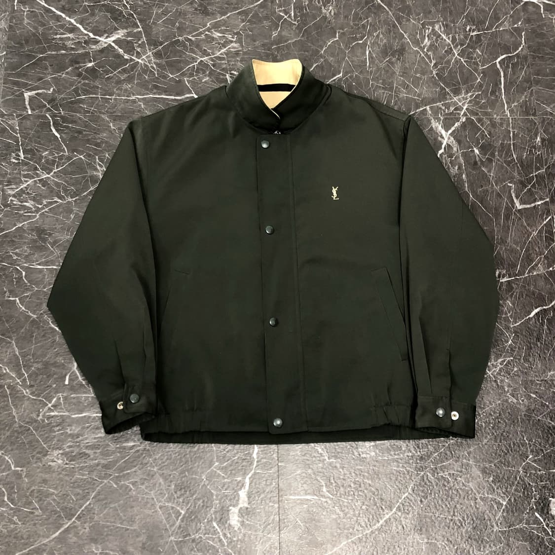 M(L) 입생로랑 폴리쉘 블루종 자켓 상품이미지1