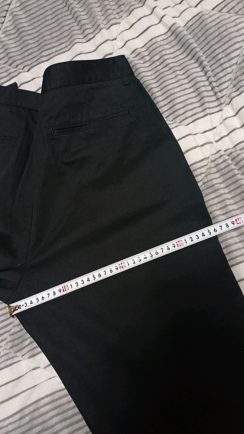무신사 미사용 블랙팬츠 33인치 기장107 상품이미지9