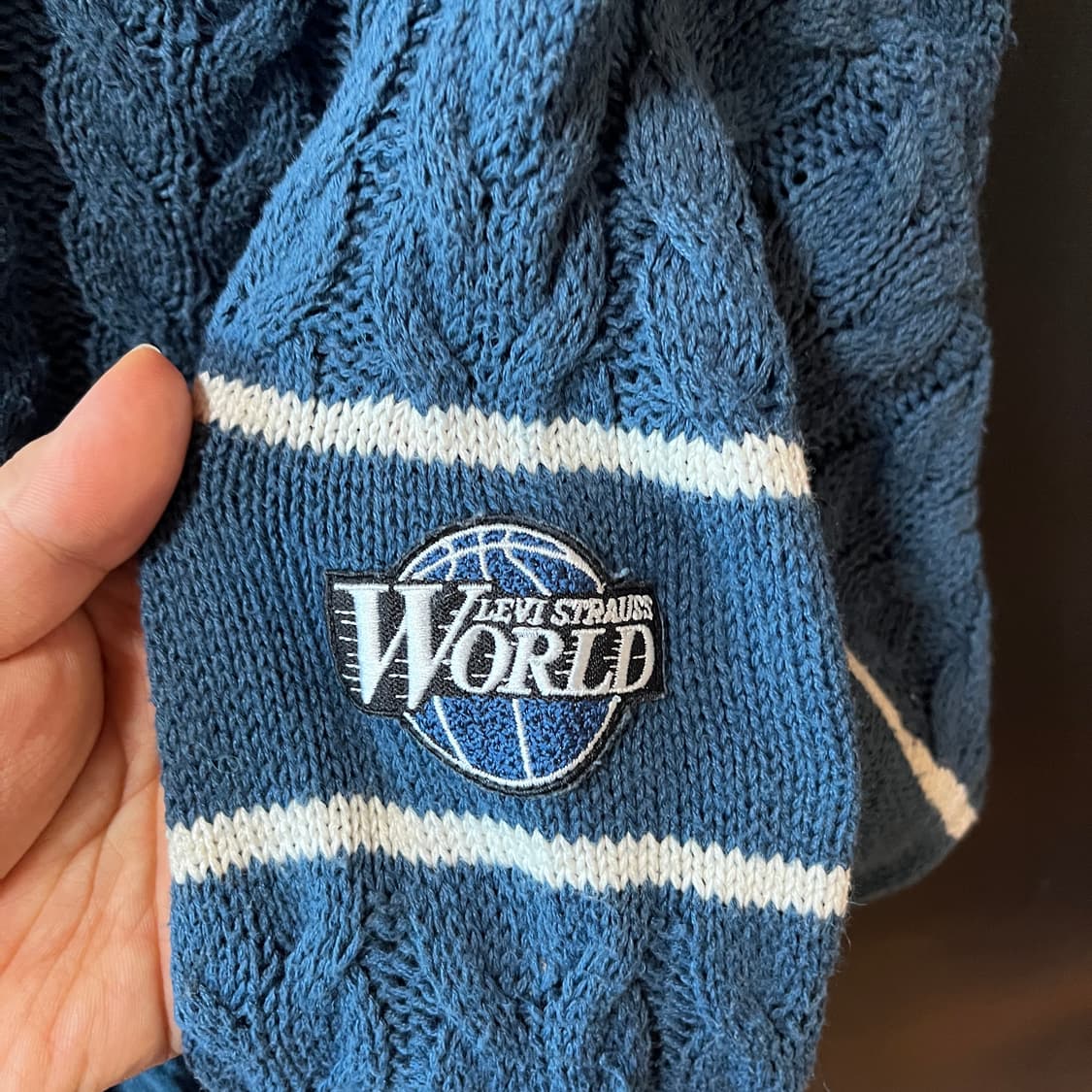  90s 리바이스 이태리메이드 코튼 니트  상품이미지5