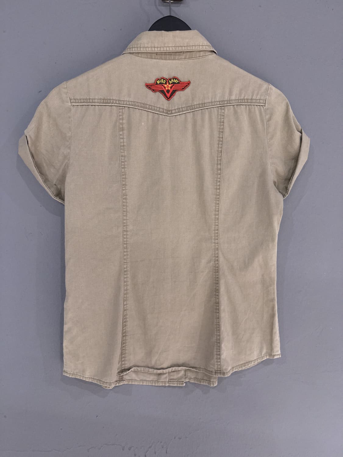 patch detail pocket shirt 상품이미지8