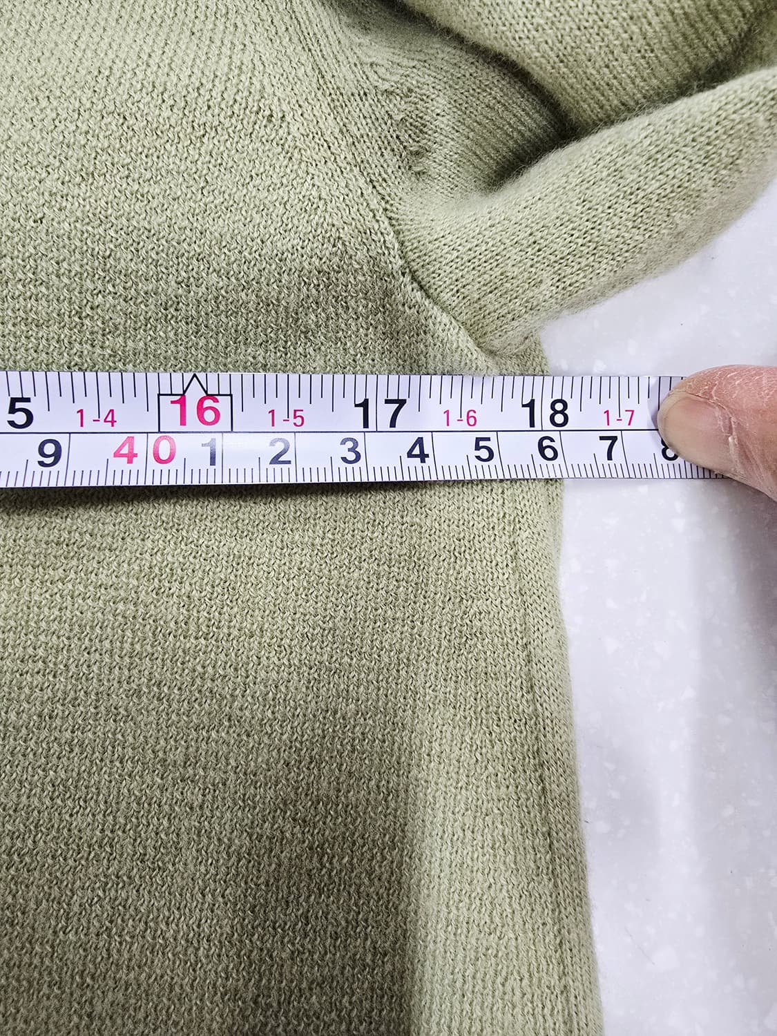 LATT BY T 올리브 그린 니트 롱 원피스 상품이미지7