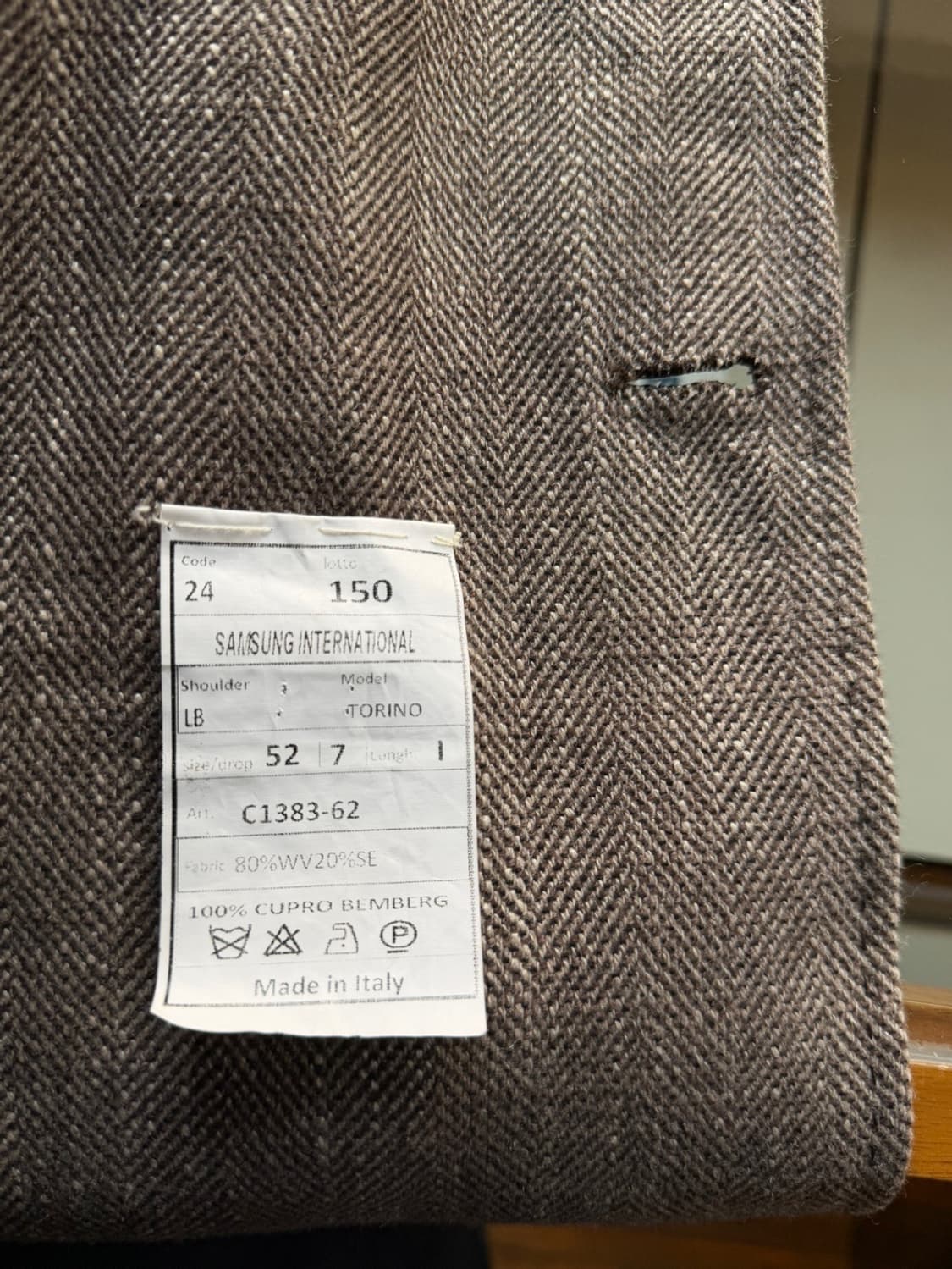 루이지 보렐리 체스터필드 코트 105 상품이미지5