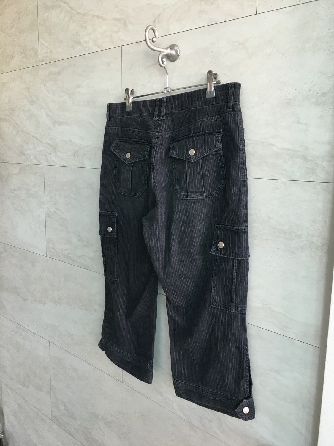 pinstripe cargo cropped pants 상품이미지6