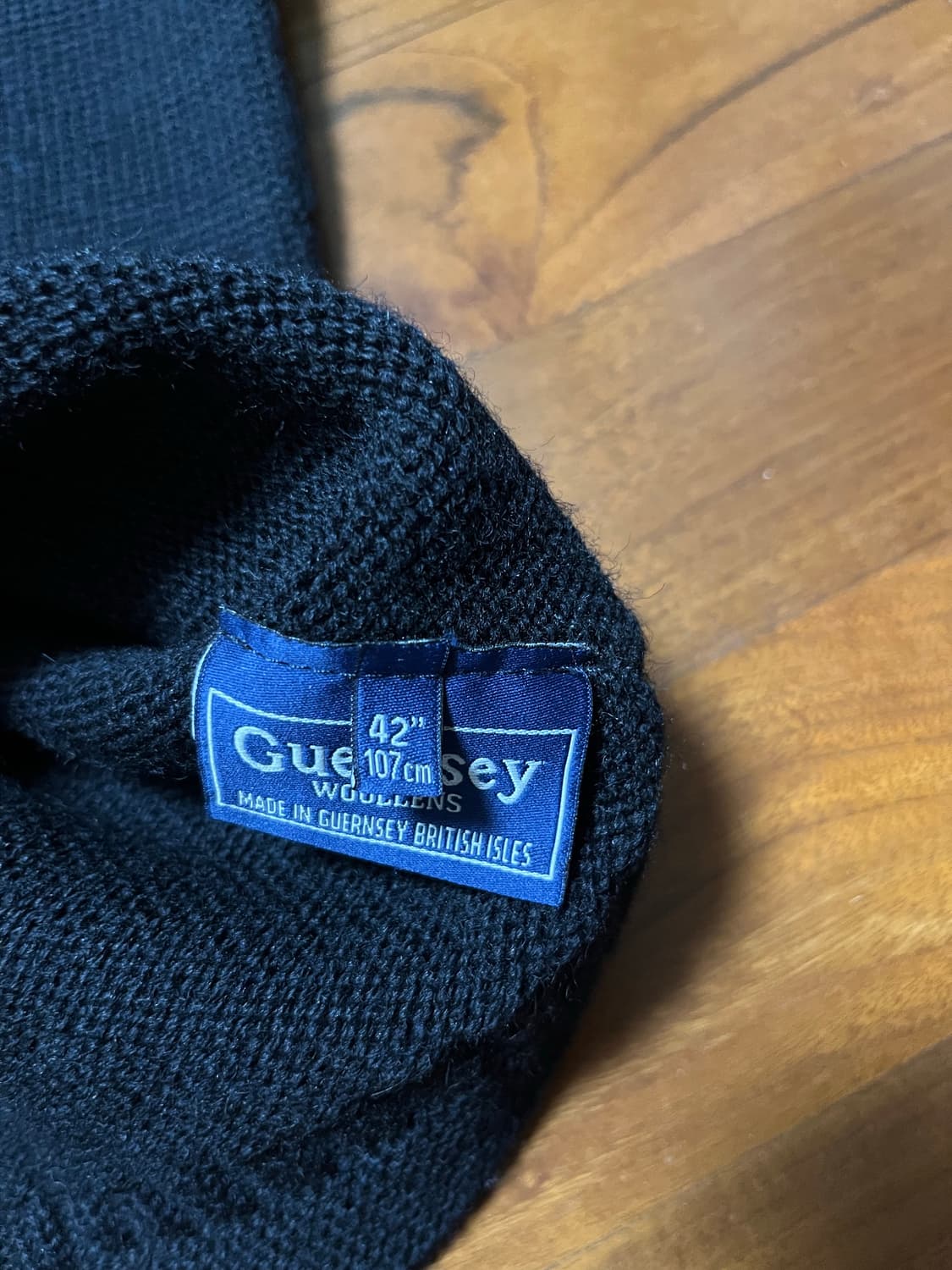 건지울른스 피셔맨 홀가먼트 스웨터 블랙 상품이미지7