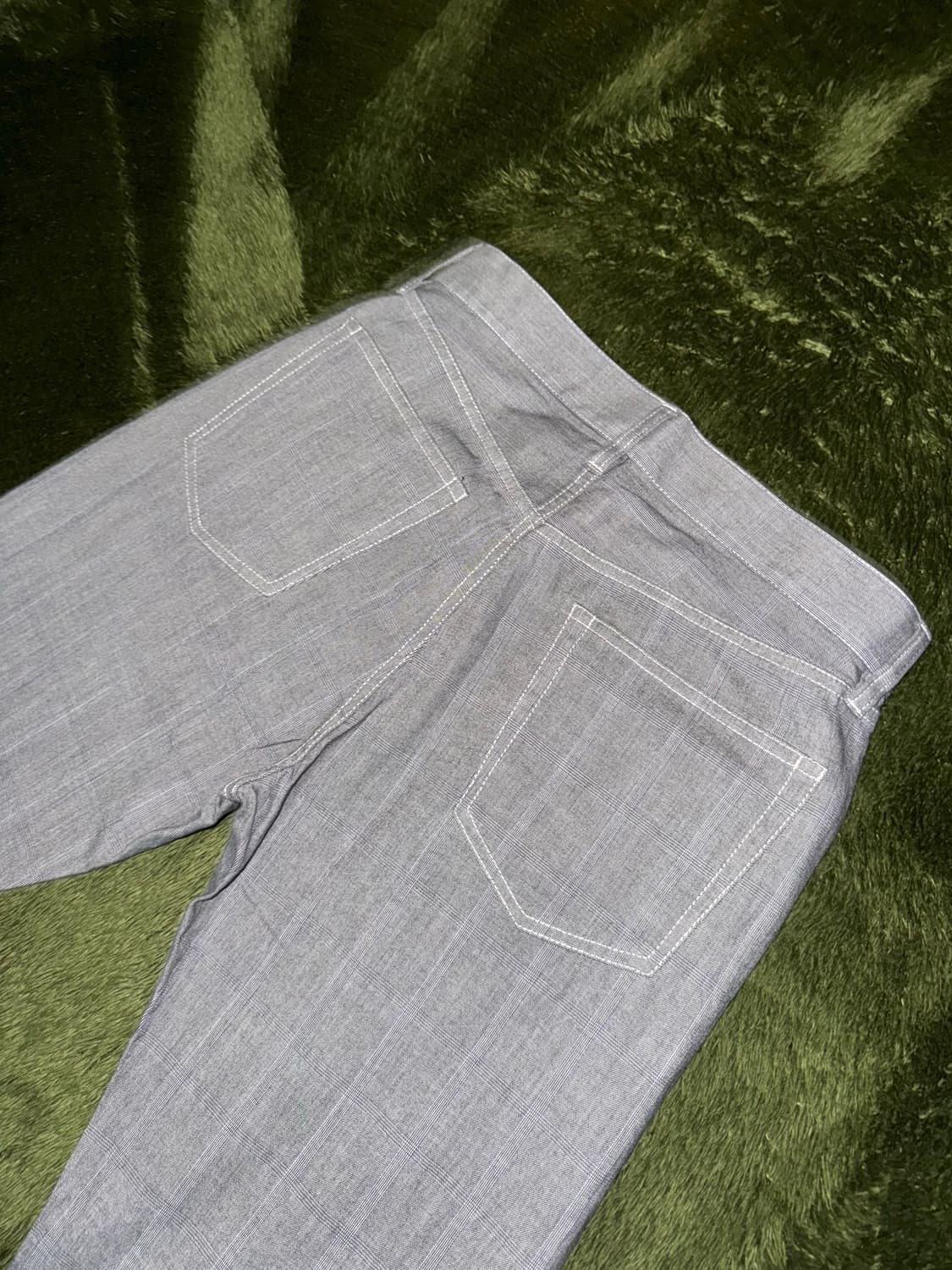 [M] 유나이티드 애로우즈 그린 라벨 릴렉싱 체크 패턴 치노 팬츠 상품이미지9