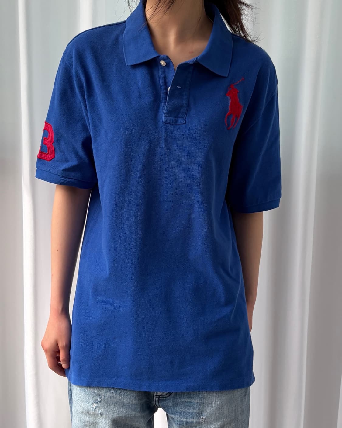 [M-L]폴로 랄프로렌 빅포니 치프키프 반팔 카라 티셔츠 상품이미지1