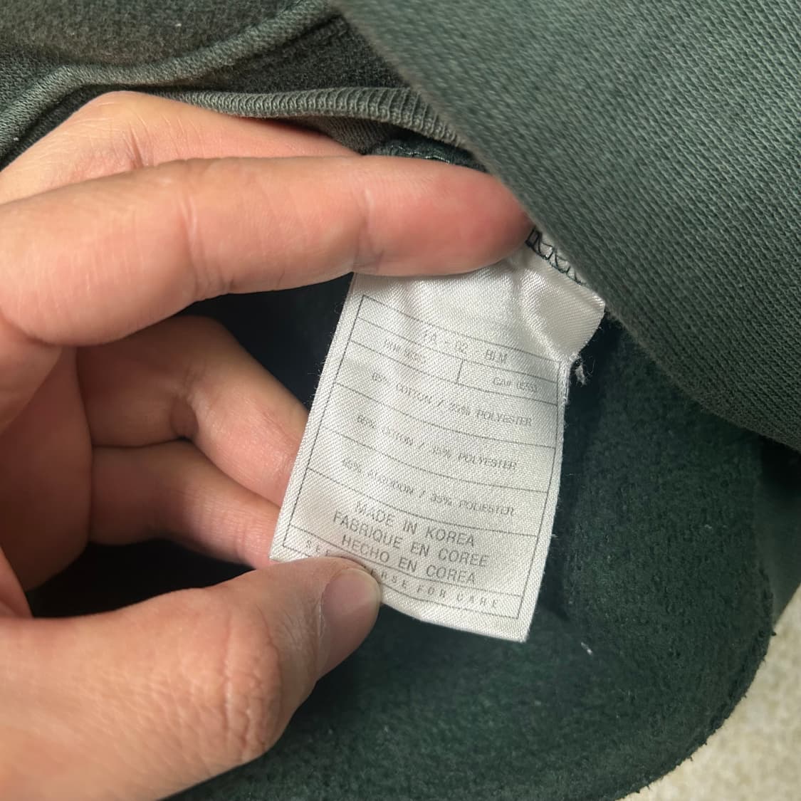 (XL) 90s 나이키 마이애미 딥그린 맨투맨  상품이미지7