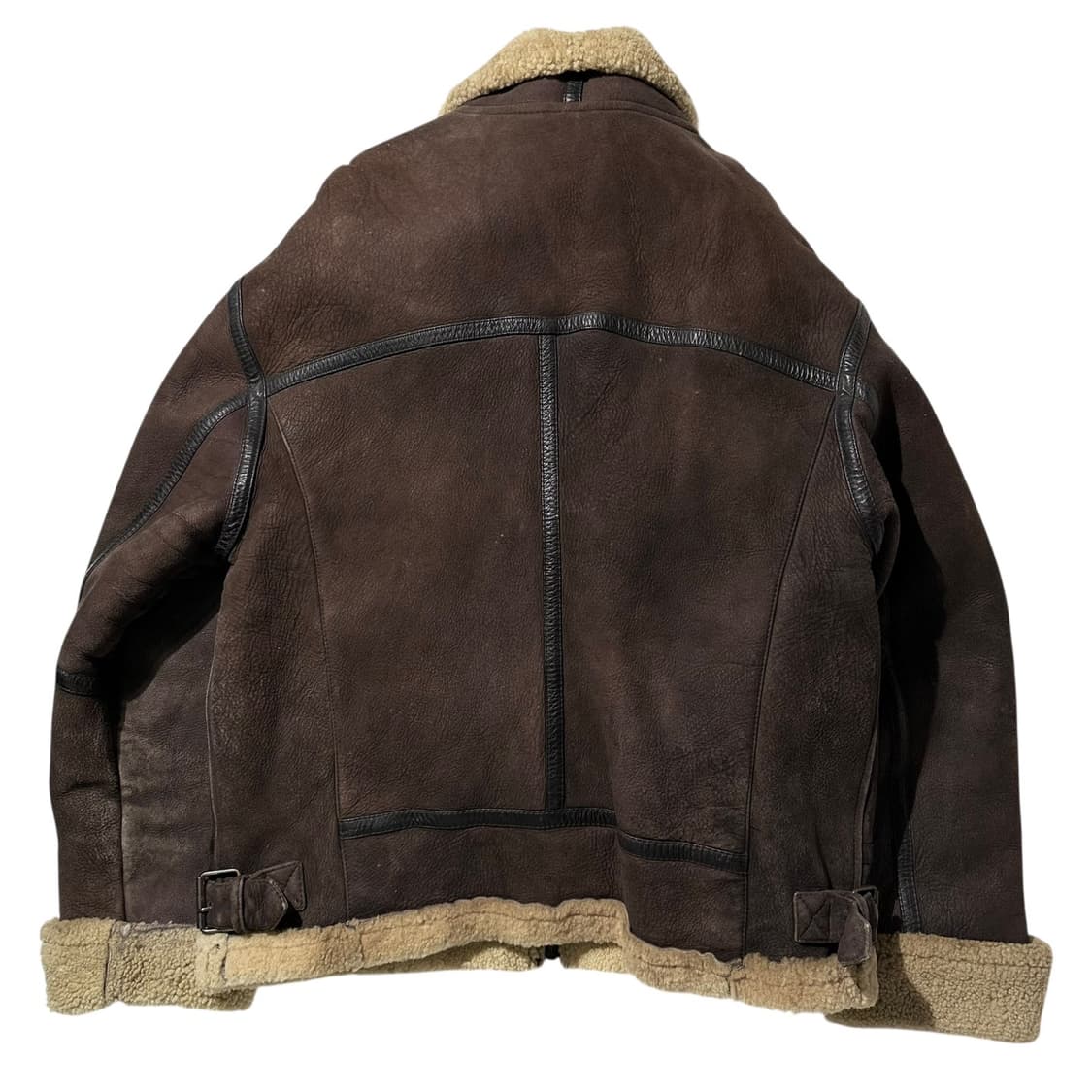 Shane Jeans 램스킨 시어링 무스탕 봄버 자켓 상품이미지2