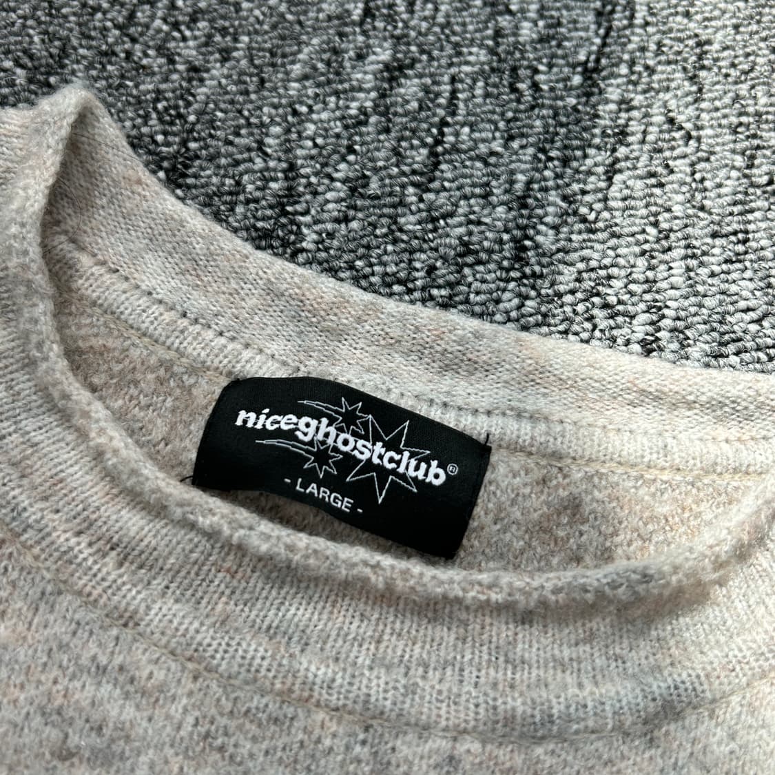 나이스 고스트 클럽 캔들 데미지 니트 상품이미지6