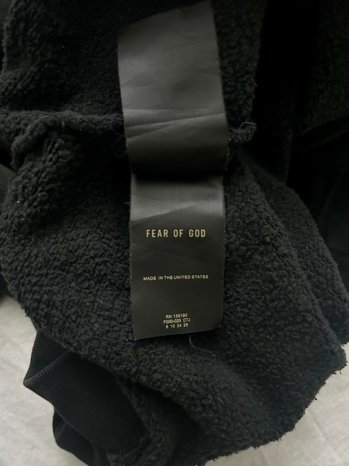 피어 오브 갓(Fear of God) FG7C 후드 상품이미지6