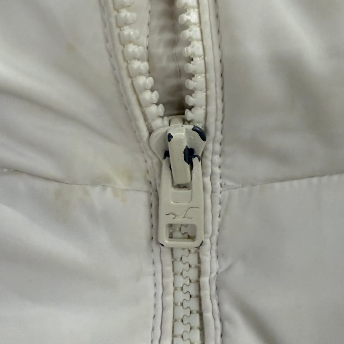 홀리스터 화이트 털 패딩  상품이미지7