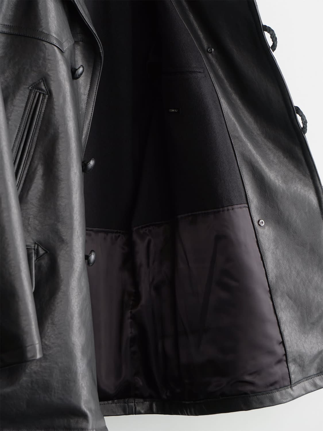 25AW 코모리(COMOLI) 램레더 캐나디안 코트 상품이미지2