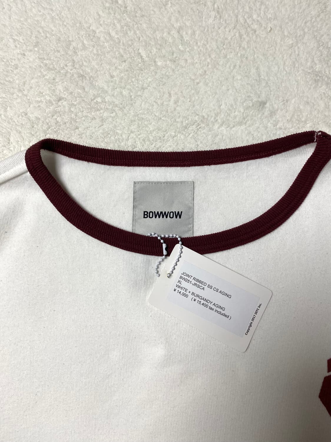 (XL) 바우와우 BOWWOW  빈티지 가공 티셔츠 상품이미지6