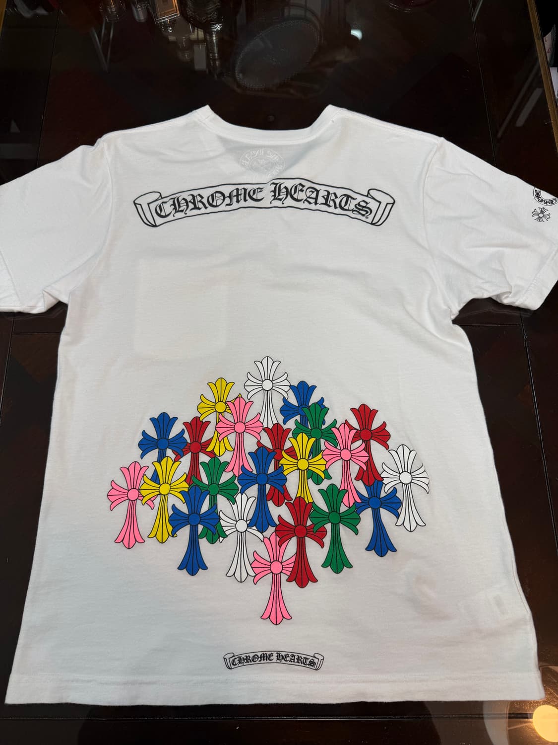 크롬하츠 정품 멀티컬러 세메터리 화이트 구하기 어려운 반팔티 팝니다.!! 상품이미지6