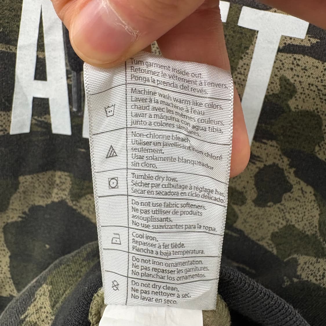 칼하트 카모 후드티 여/M 상품이미지7