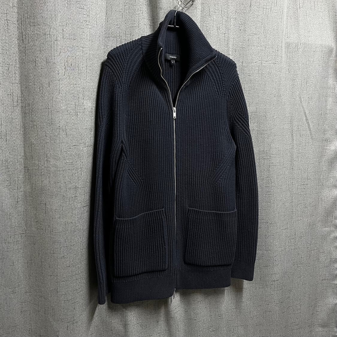 Theory 띠어리 남성 풀집업 니트 가디건 (사이즈 S) 상품이미지2