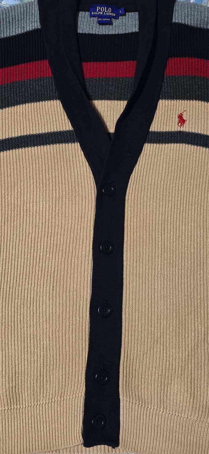 폴로 랄프로렌 스트라이프 가디건 L 상품이미지3