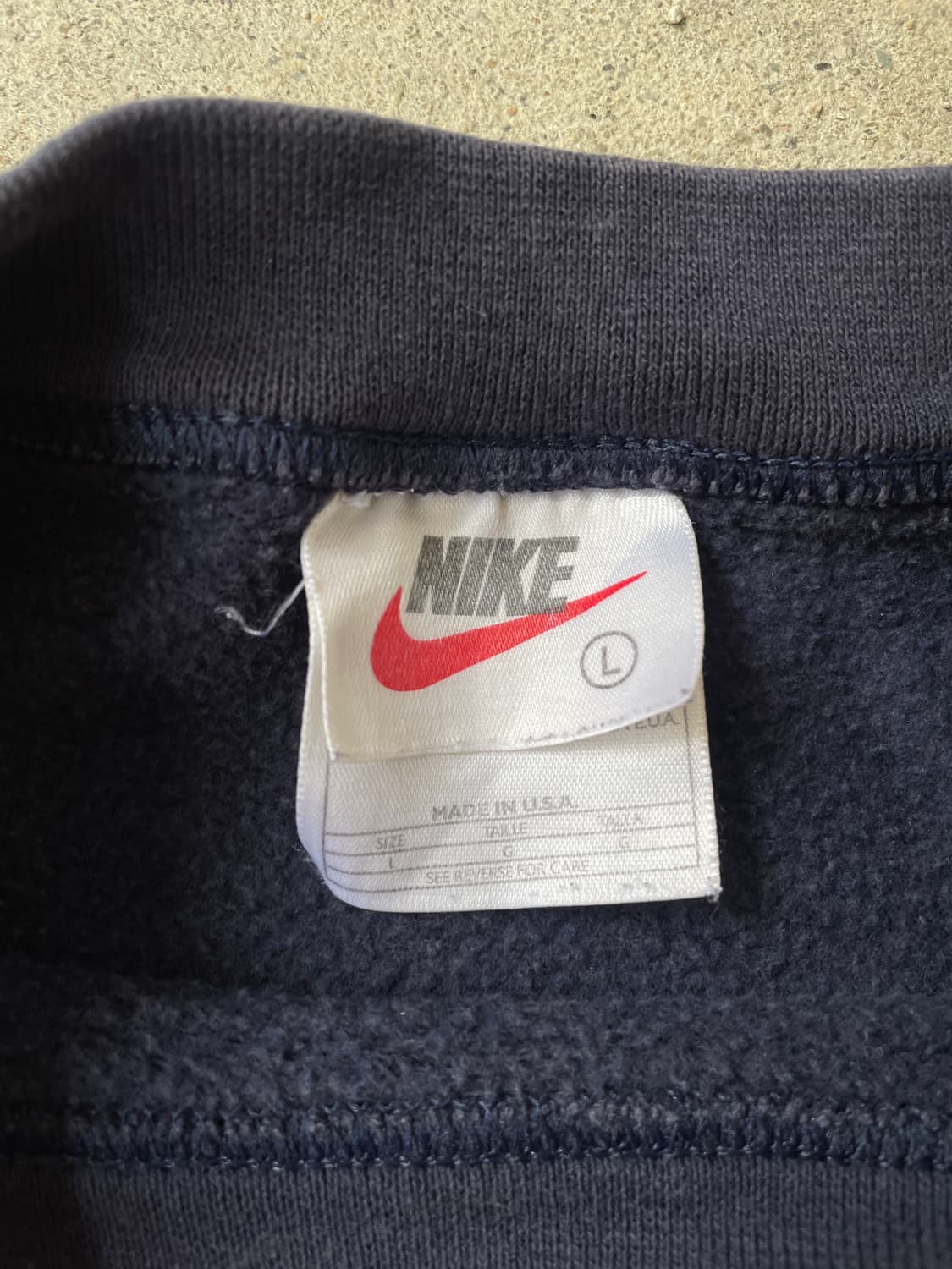 90s Nike Faded Navy Sweatshirt(USA Made) 상품이미지6