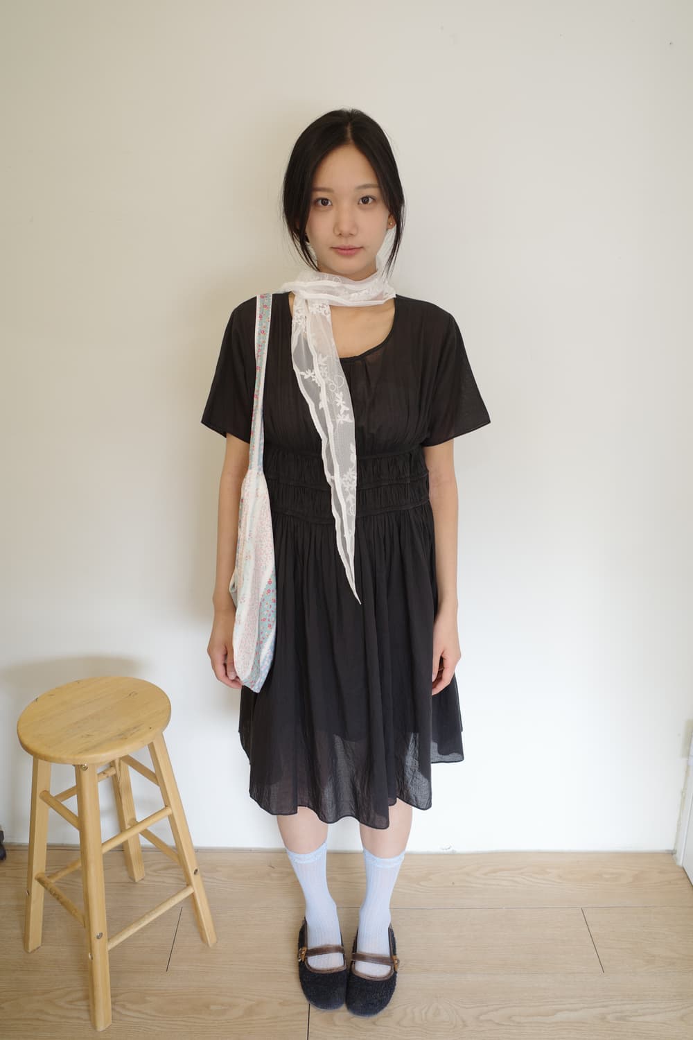 black pleats ops 상품이미지1