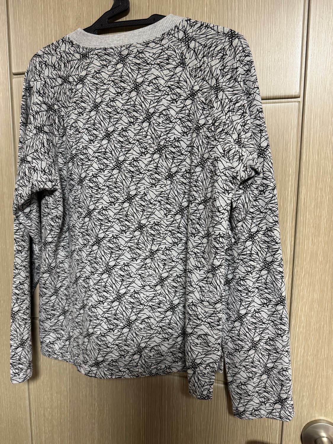 아녜스베 낙서 두들 아티스틱 프린트 기모 맨투맨 스웻셔츠 상품이미지5