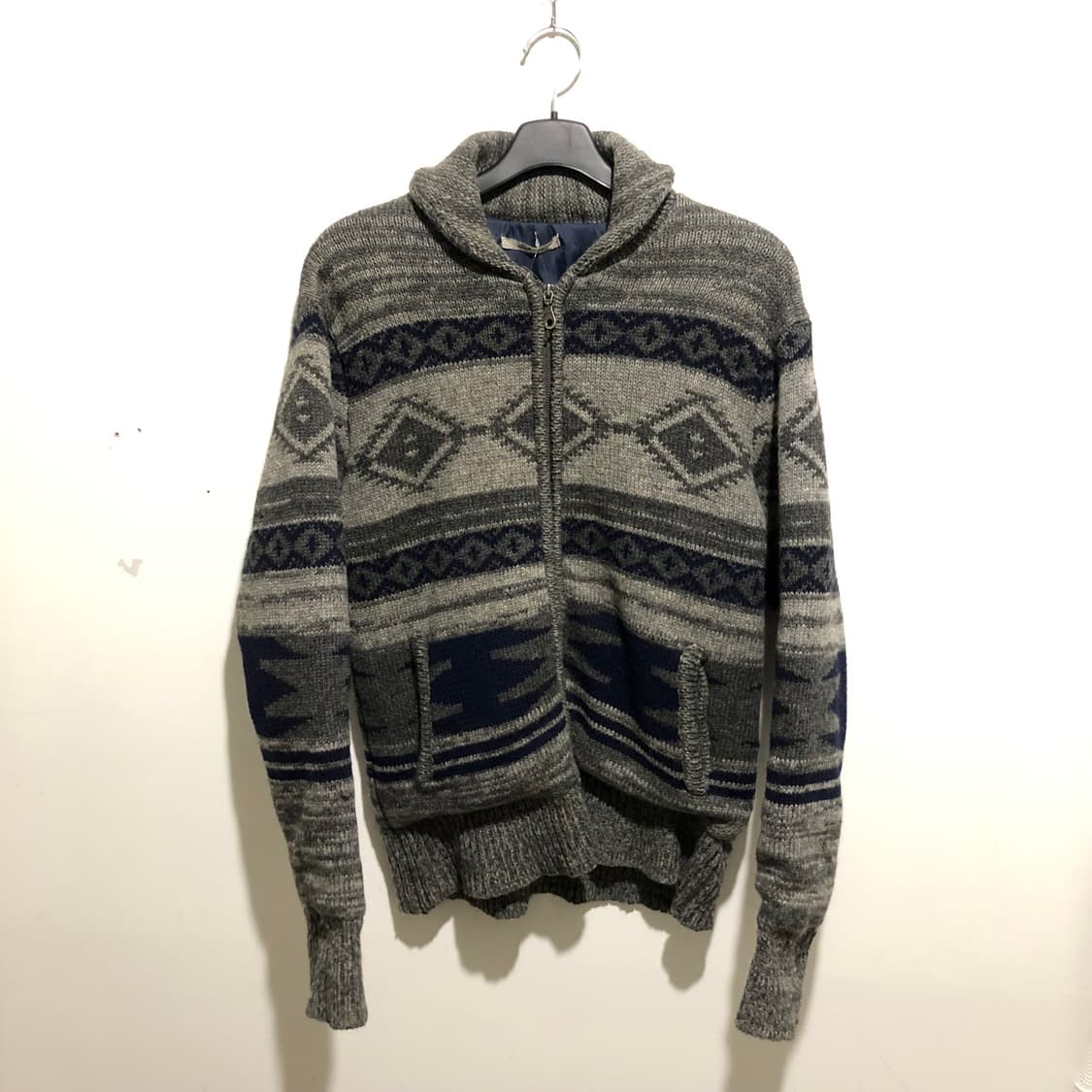 재패니즈 빈티지 니트 집업 상품이미지1