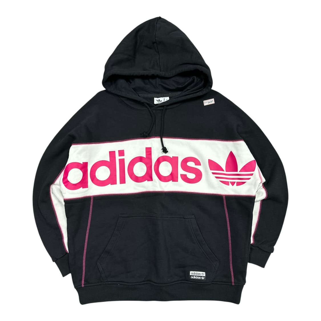 ✨ (바배) 아디다스 핑크 빅로고 후드티 상품이미지1