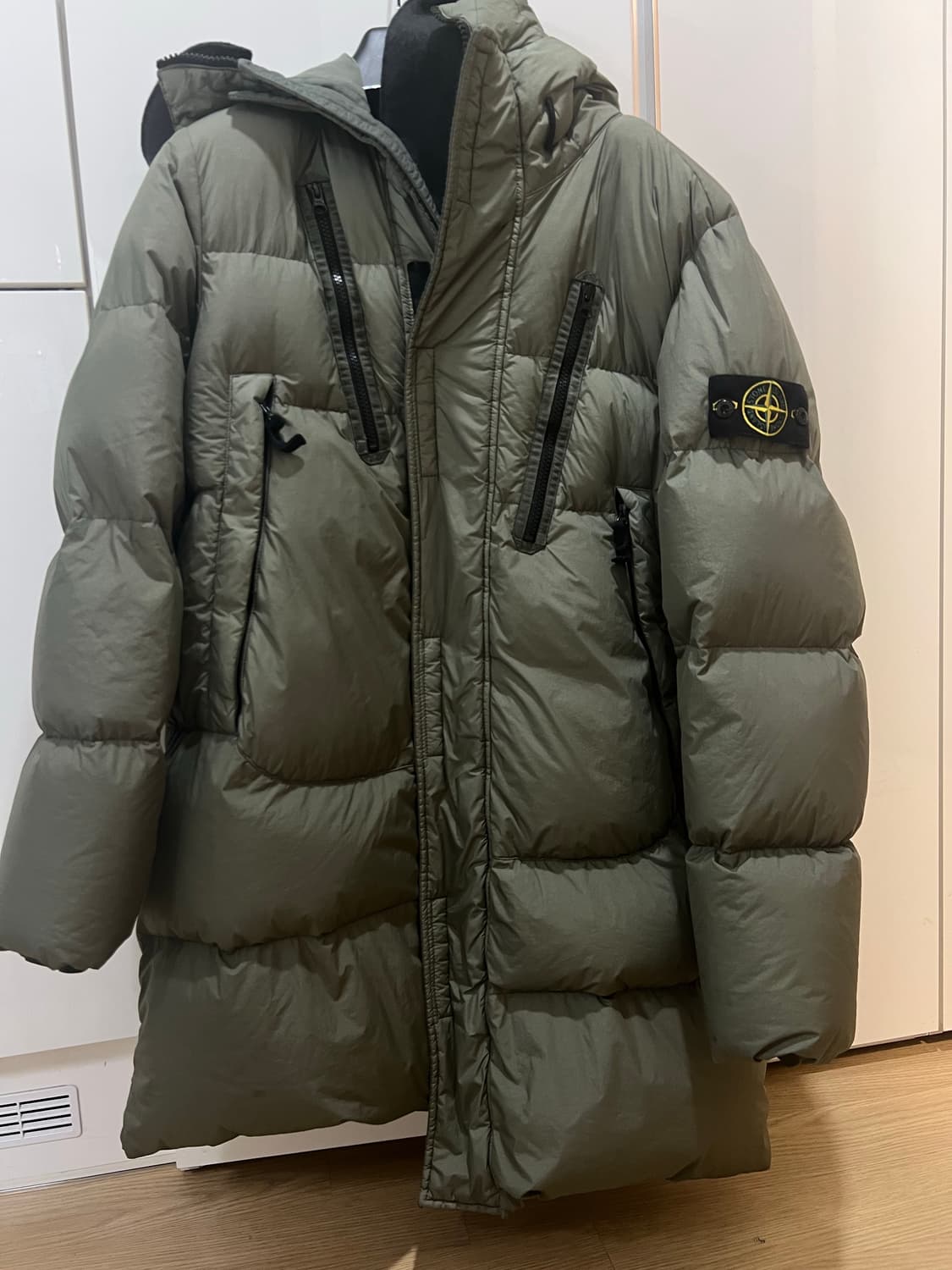 24fw 스톤아일랜드 크링클랩스 롱패딩 105-107 상품이미지1