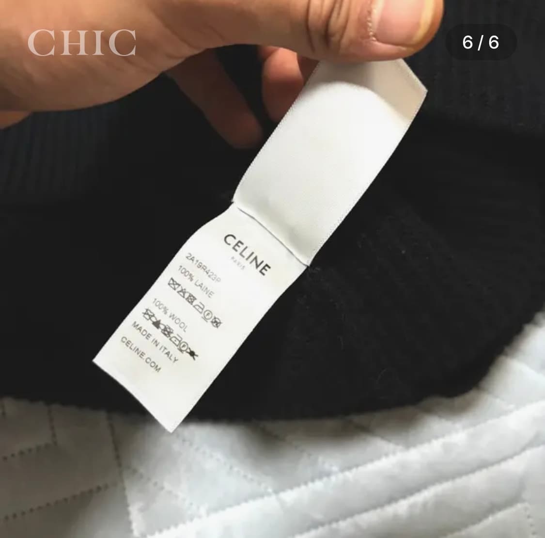 [셀린느 리브드 울 니트] 상품이미지6