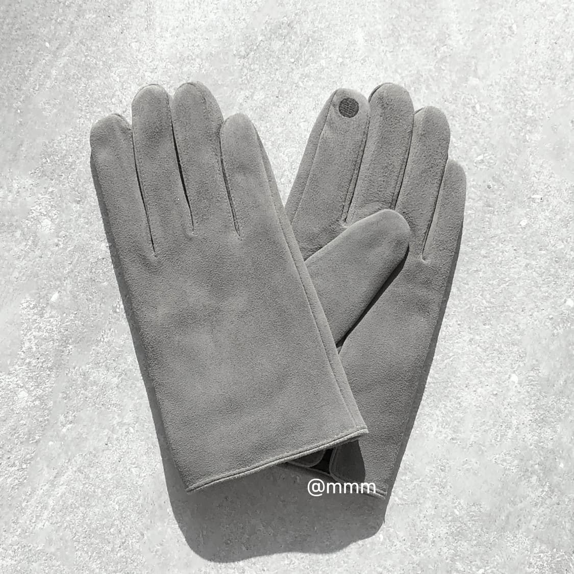 [Unisex] 스웨이드 가죽 장갑 스마트터치 상품이미지2