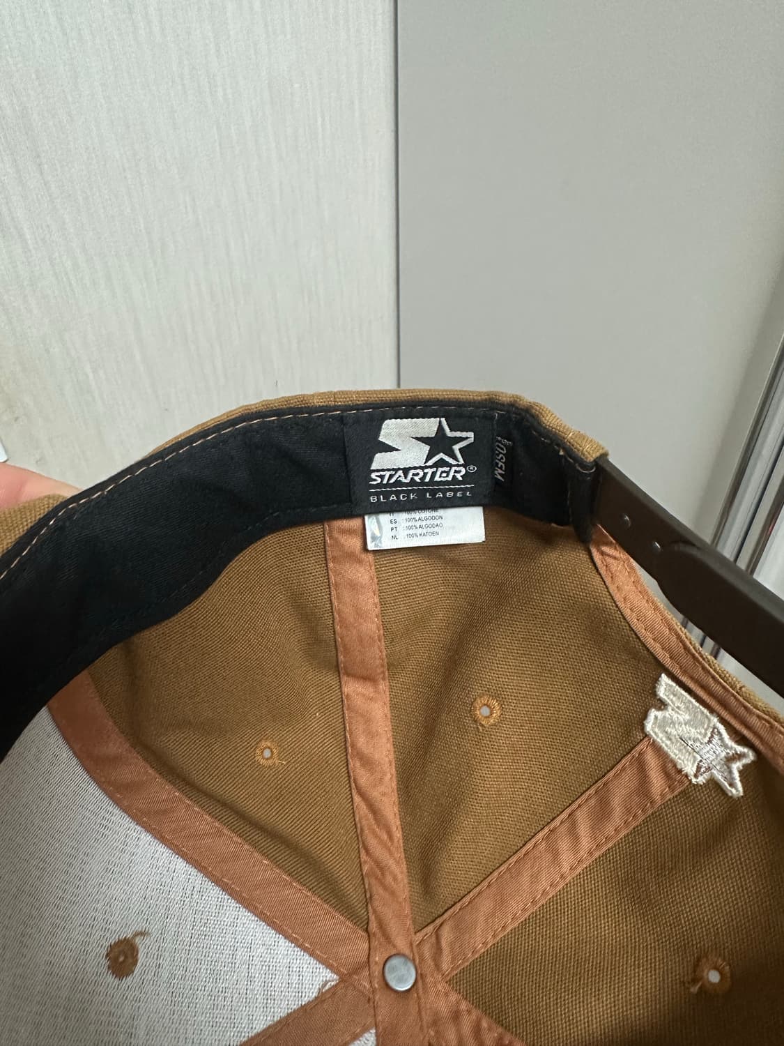 칼하트 x 스타터 브라운 볼캡 상품이미지4