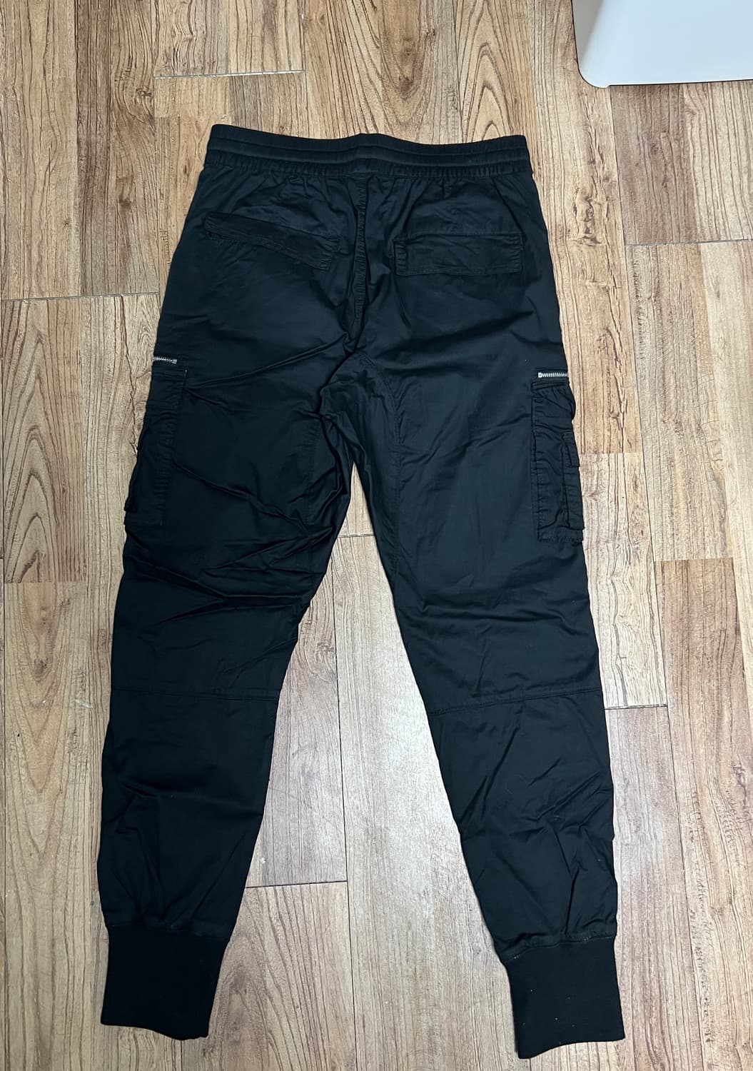 하이퍼데님 블랙 라이트 웨이트 카고 조거 상품이미지2