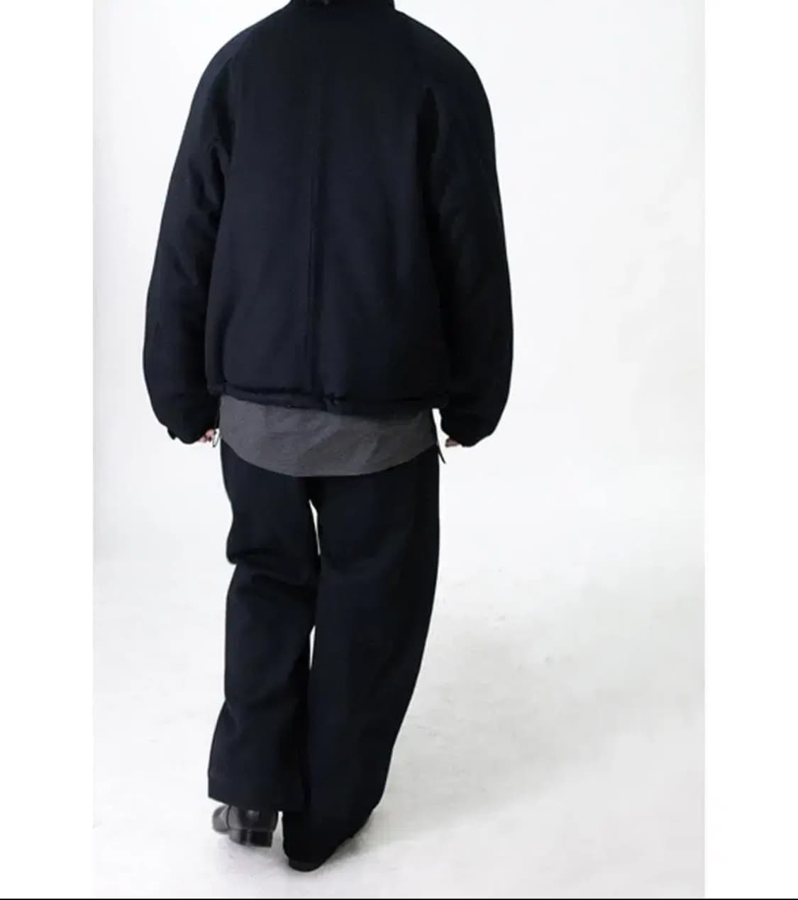 [4] 폴리테루 울 푸퍼 다크네이비 상품이미지4