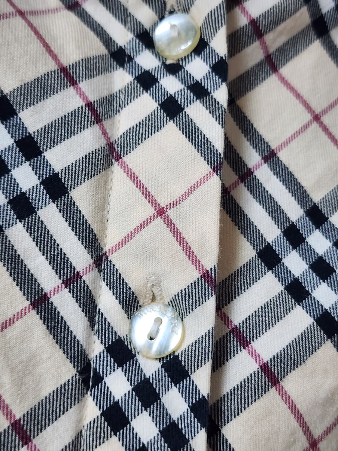 (정품)  사선체크 셔츠 노바체크 S 버버리 Burberry 상품이미지3