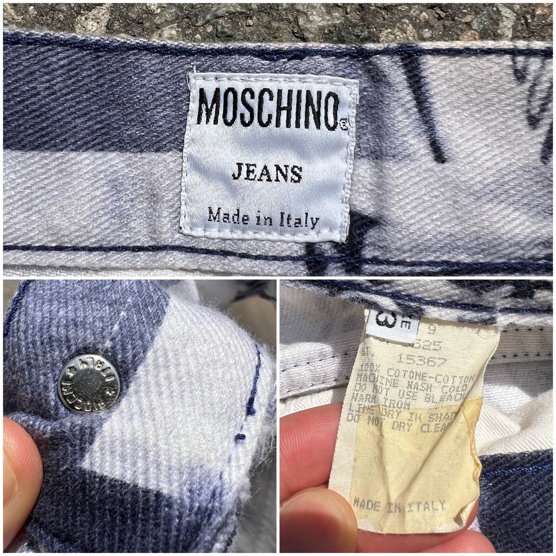 90‘s Moschino AOP Denim Pants 상품이미지10