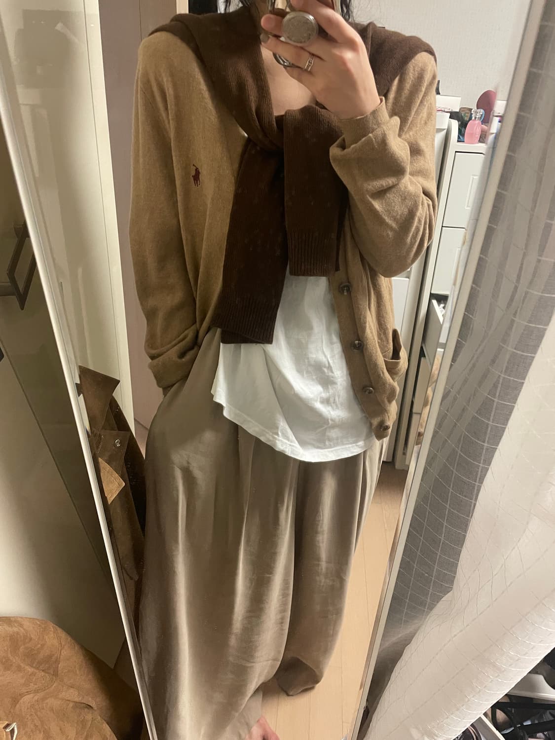 폴로 랄프로렌 베이지 가디건L 상품이미지6